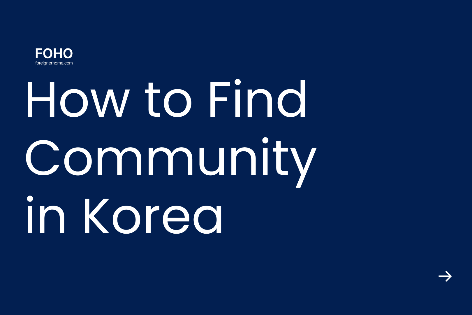 How to Find Community in Korea as a Foreigner