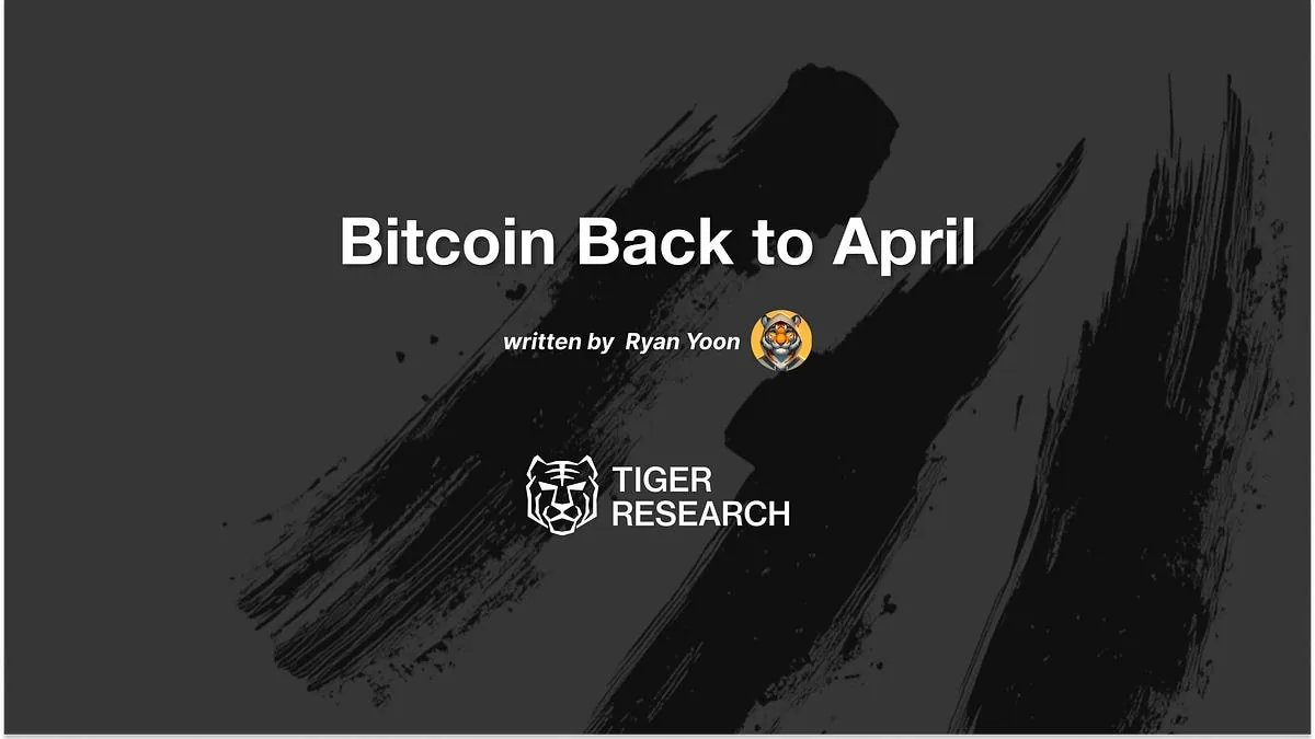 Bitcoin Back to April