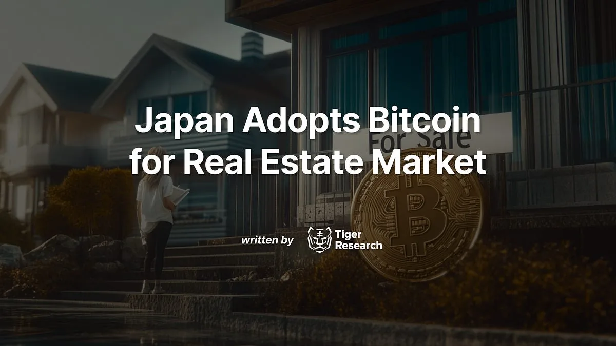 Bitcoin for Real Estate? A Major Japanese Company is Betting on It
